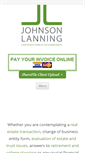 Mobile Screenshot of johnsonlanning.com